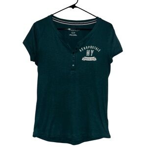 Aeropostale Dark Teal Women's Top
